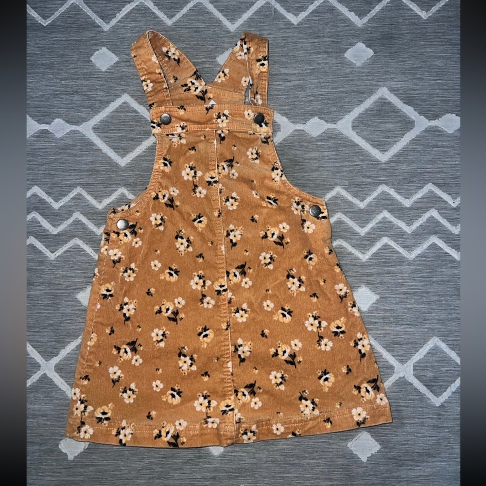 Like New Kids Floral Jumper Dress Size 4T